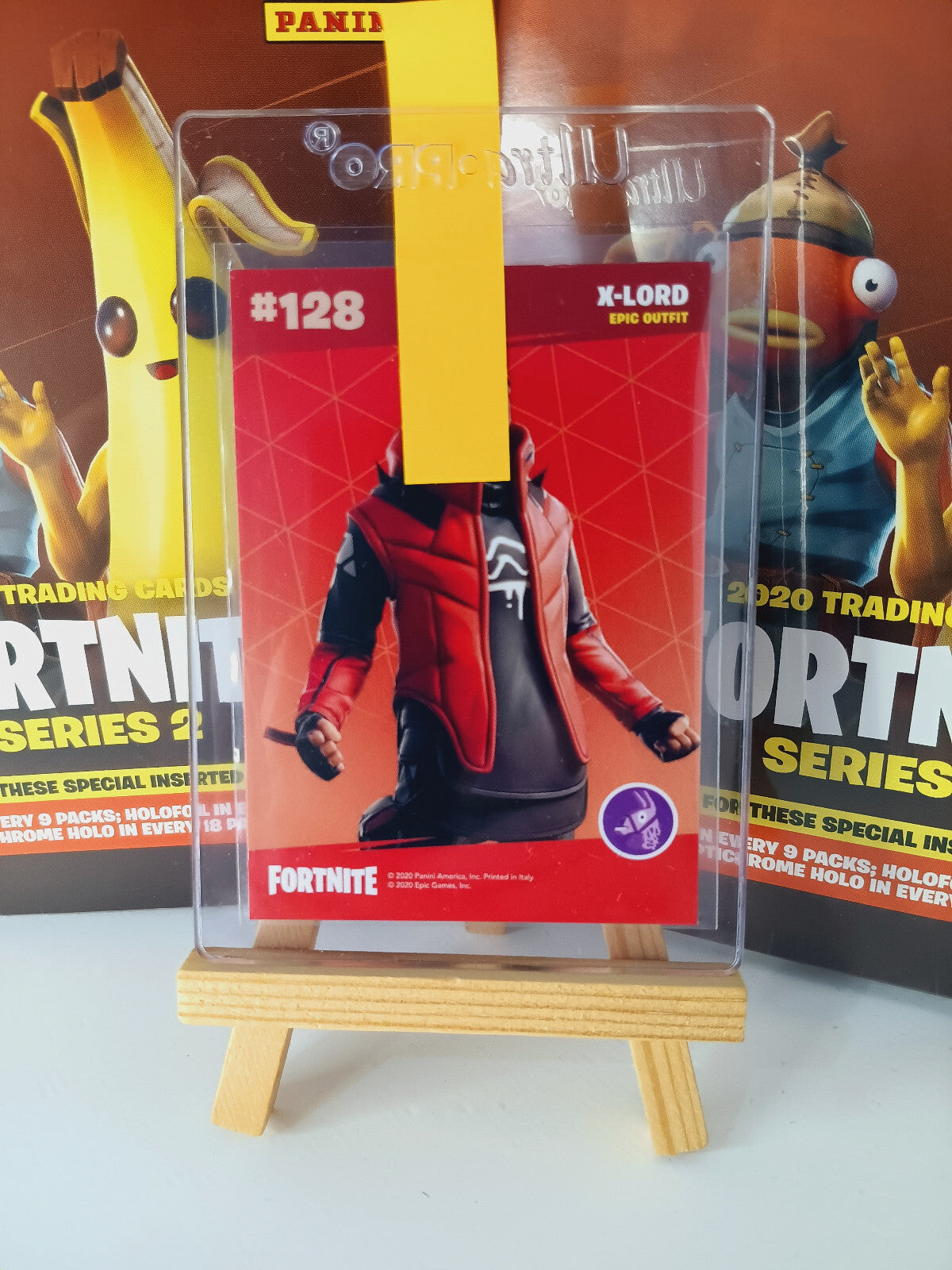 Fortnite Series 2 Nummer 128 X-Lord (Crystal Shard) Sammelkarte