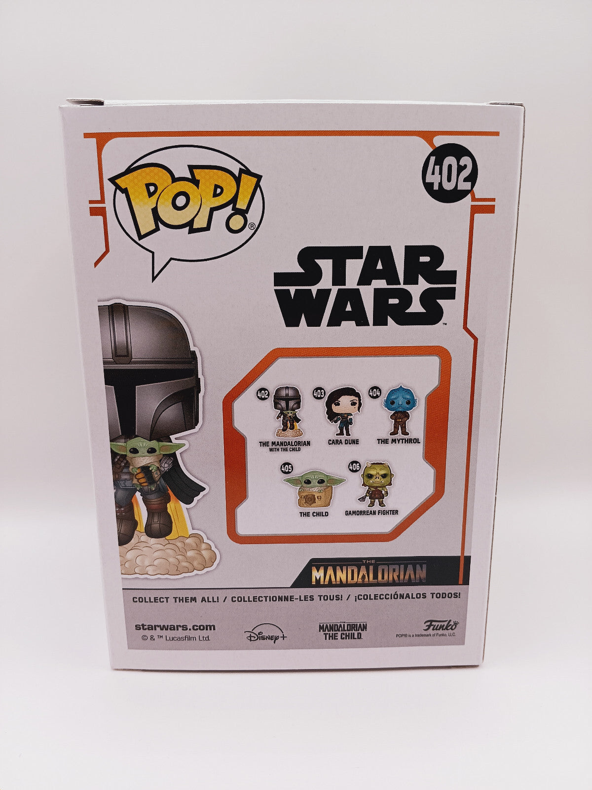 The Mandalorian with the Child 402 Star Wars Funko Pop Figur