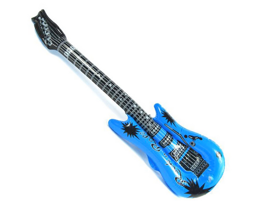 Aufblasbare Luftgitarre 100cm ROT Rock-n-Roll