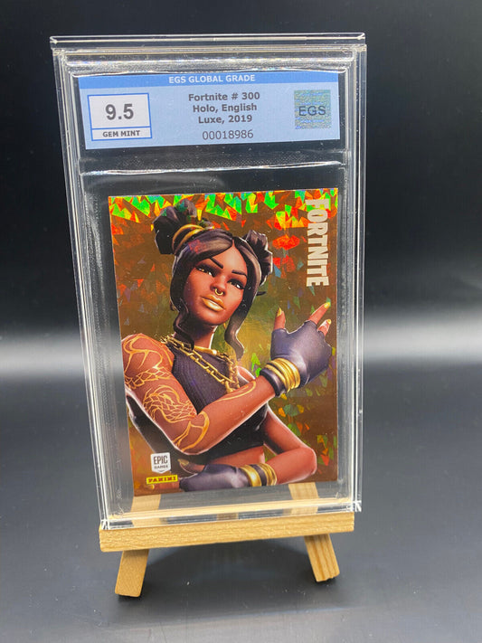 Fortnite Series 1 Nummer 300 Luxe EGS 9,5 (Crystal Shard) Sammelkarte