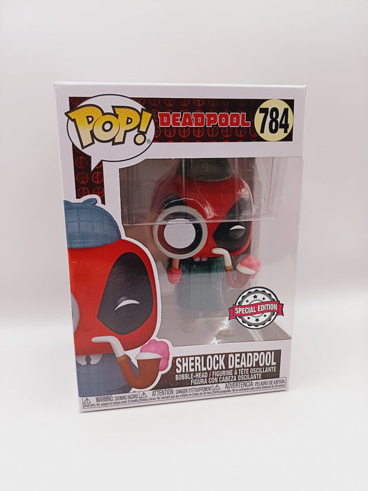 Sherlock Deadpool 784 Funko Pop Figur