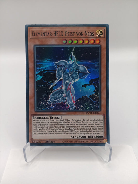 Elementarheld Held Geist von Neos POTE-DE001 Secret Rare