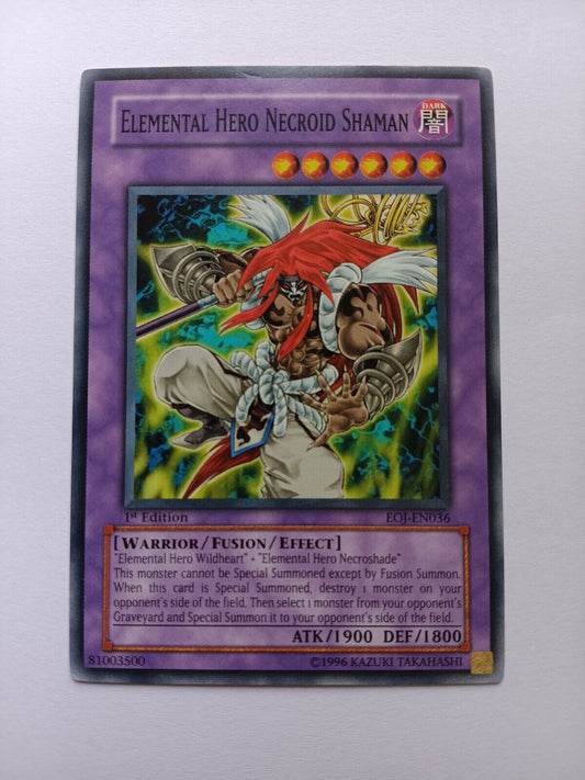 Elemental Hero Necroid Shaman EOJ-EN036 1.Edition