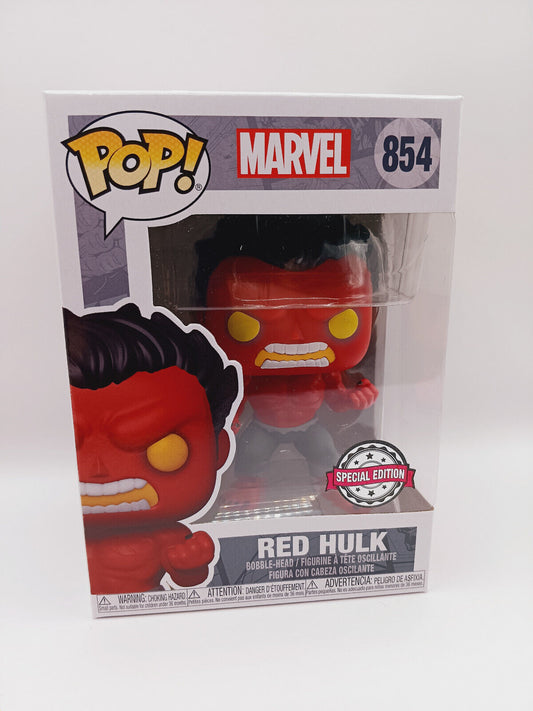 Red Hulk 854 Marvel Funko Pop Figur