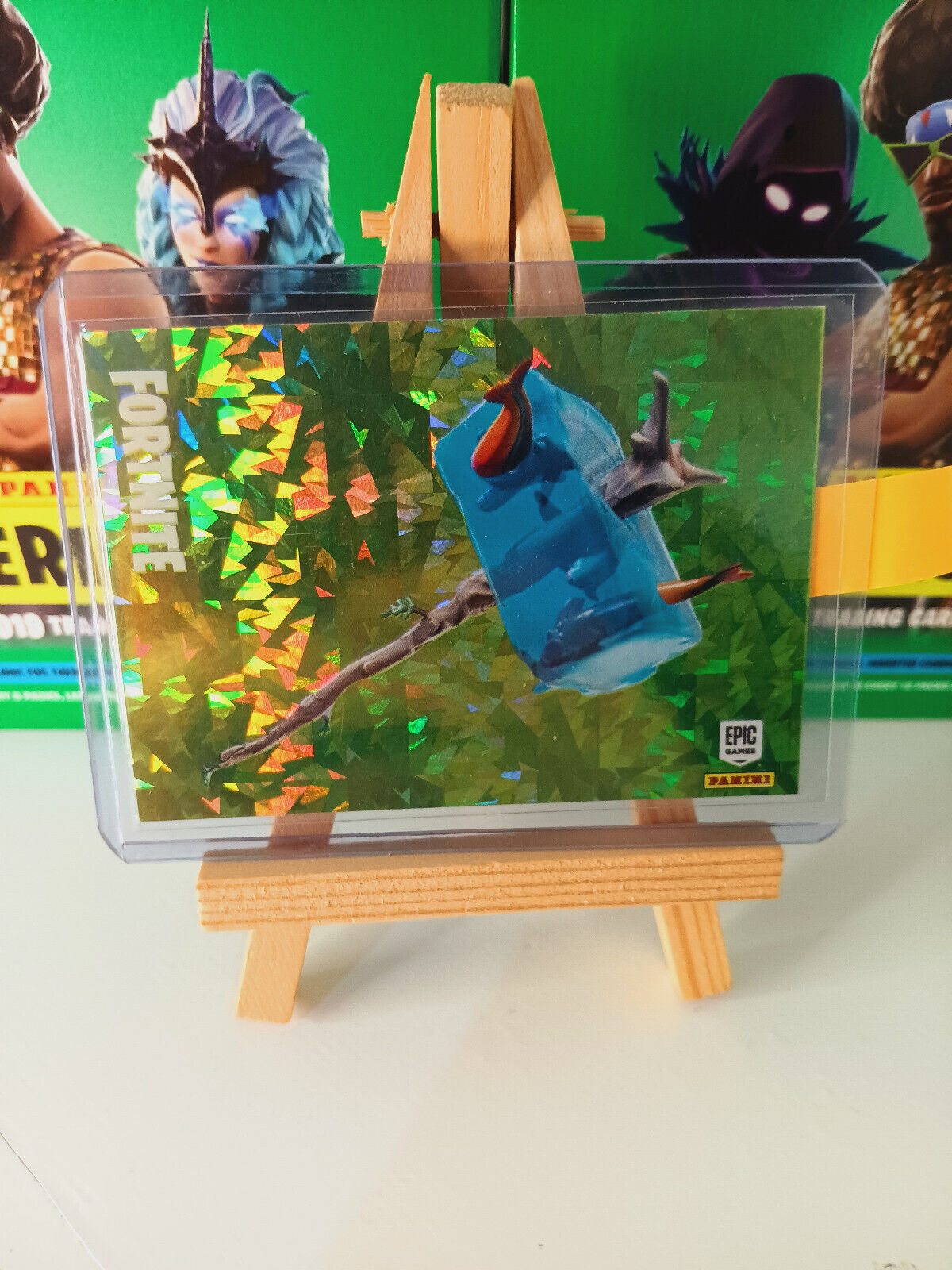 Fortnite Series 1 Nummer 157 Abominable Axe (Crystal Shard) Sammelkarte
