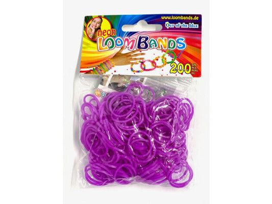 Loom Bands Lila 200Stk.