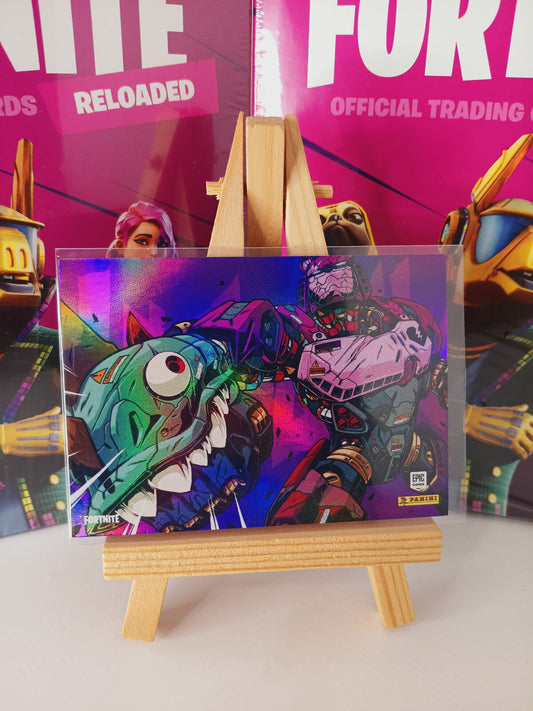 Fortnite Series 2 Reloaded Nummer 282 Mecha Punch Sammelkarte