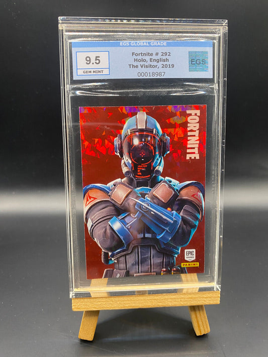 Fortnite Series 1 Nummer 292 The Visitor EGS 9,5 (Crystal Shard) Sammelkarte