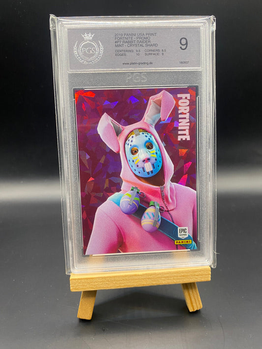 Fortnite Series 1 Nummer P7 Rabbit Raider PGS 9 Promo Karte (Crystal Shard) Sammelkarte