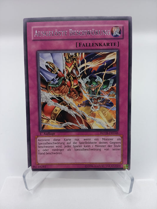 Ausgelöste Beschwörung FOTB-DE046 Rare 1.Auflage