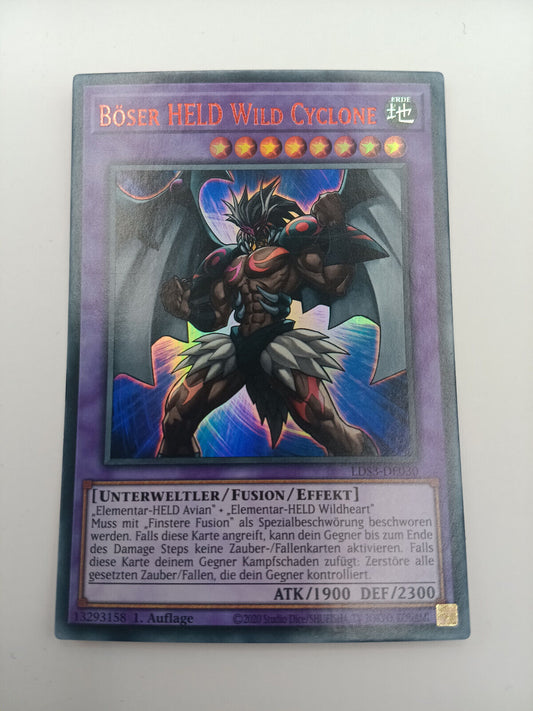 Böser Held Wild Cyclone LDS3-DE030 ROT Ultra Rare
