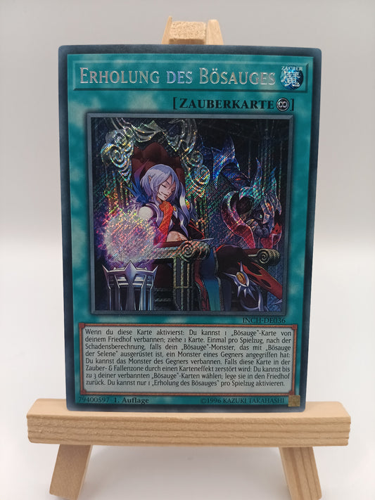 Erholung des Bösauges INCH-DE036 Secret Rare 1.Auflage