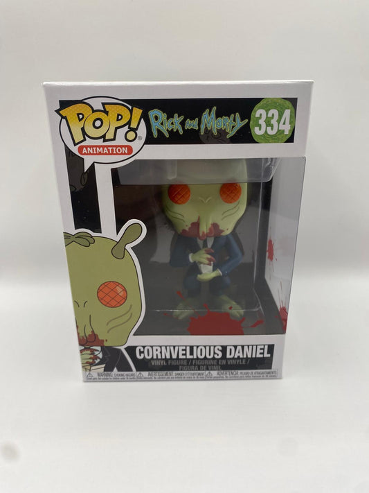 Cornvelious Daniel Rick and Morty 334 Funko Pop Figur