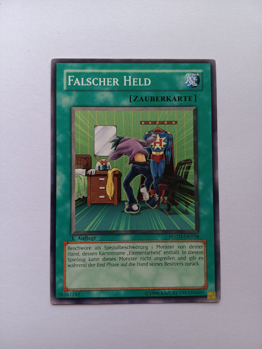 Falscher Held POTD-DE038 1.Auflage