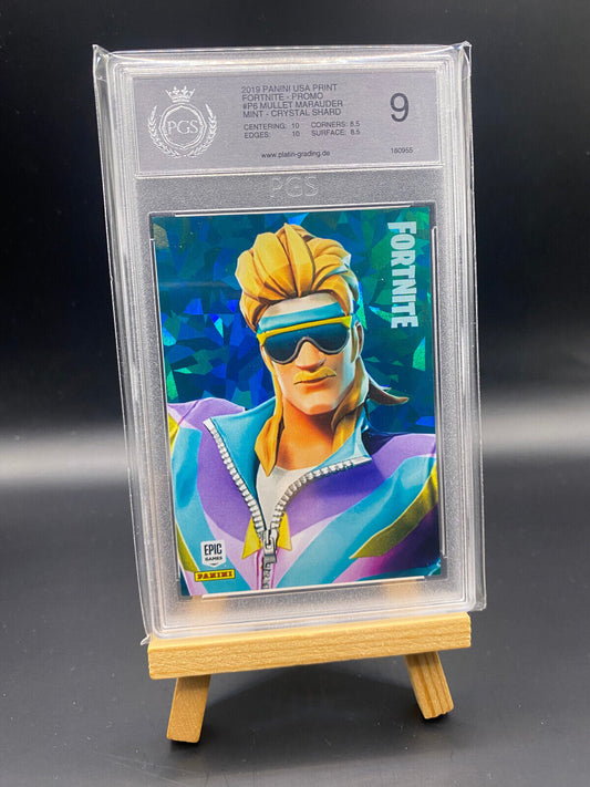 Fortnite Series 1 Nummer P6 Mullet Marauder PGS 9 Promo Karte (Crystal Shard) Sammelkarte