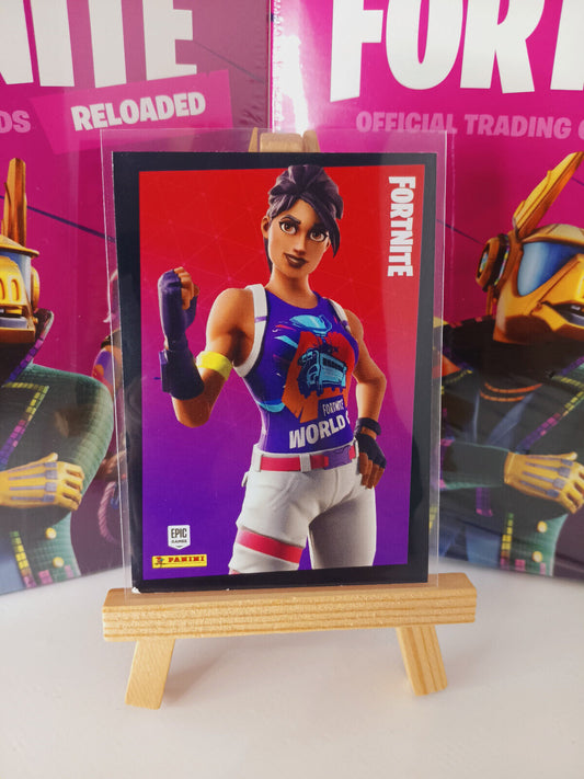 Fortnite Series 2 Reloaded Nummer 184 World Warrior Sammelkarte