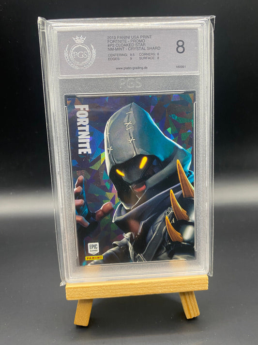 Fortnite Series 1 Nummer P2 Cloaked Star PGS 8 Promo Karte (Crystal Shard) Sammelkarte