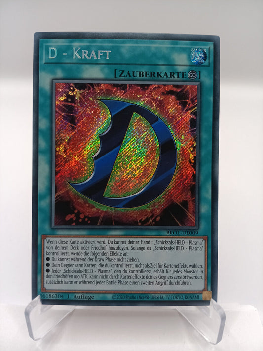 D - Kraft BROL-DE009 Secret Rare 1.Auflage