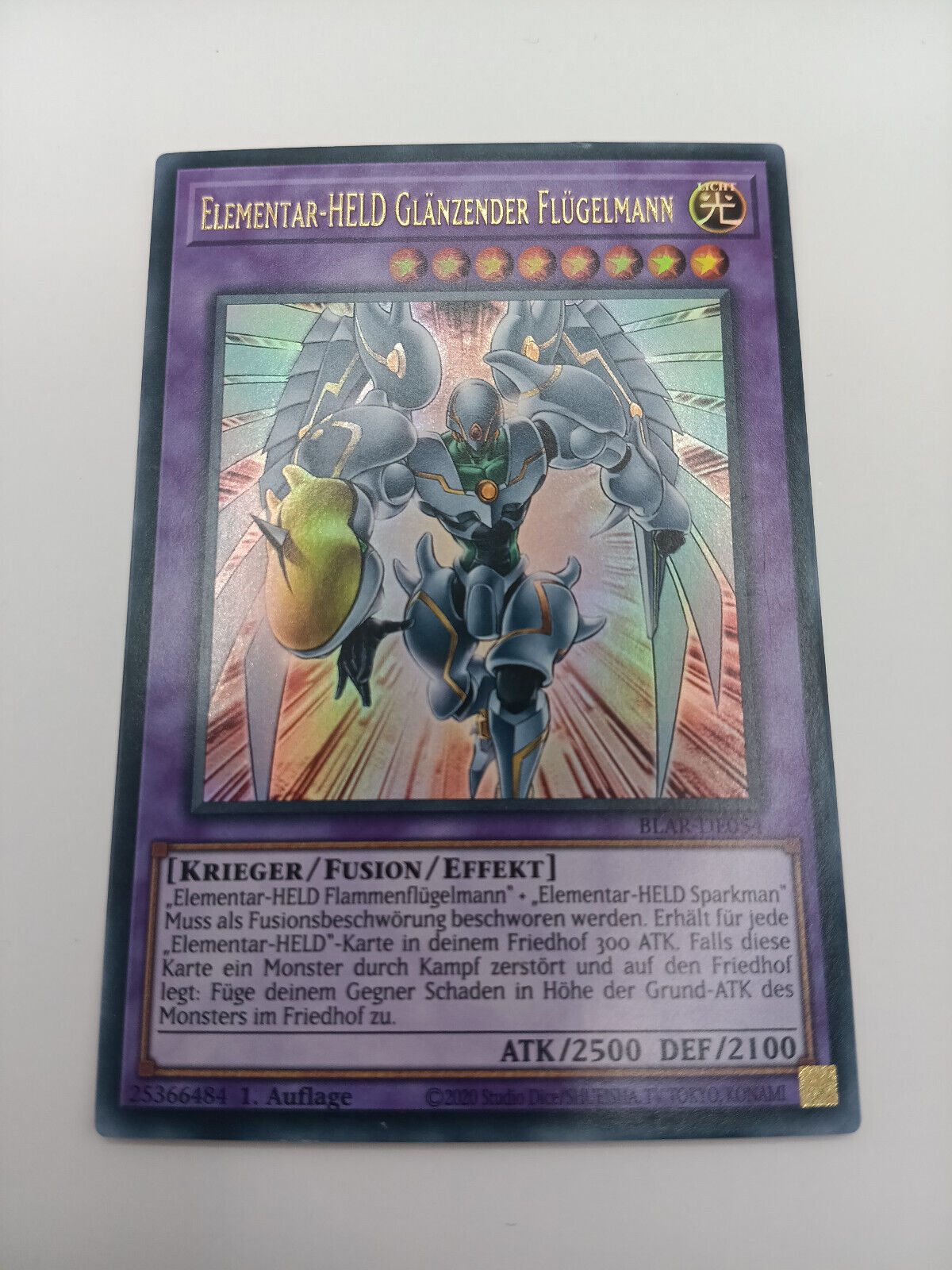 Elementar - Held Glänzender Flügelmann BLAR-DE054 Ultra Rare