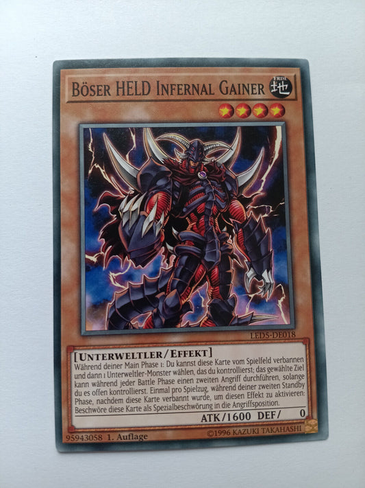 Böser Held Infernal Gainer LED5-DE018 1.Auflage