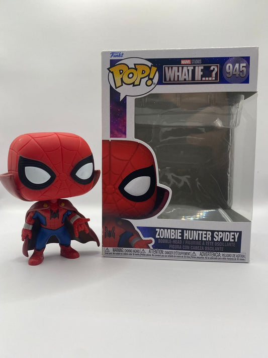 Zombie Hunter Spidey 945 What if...? Funko Pop Figur