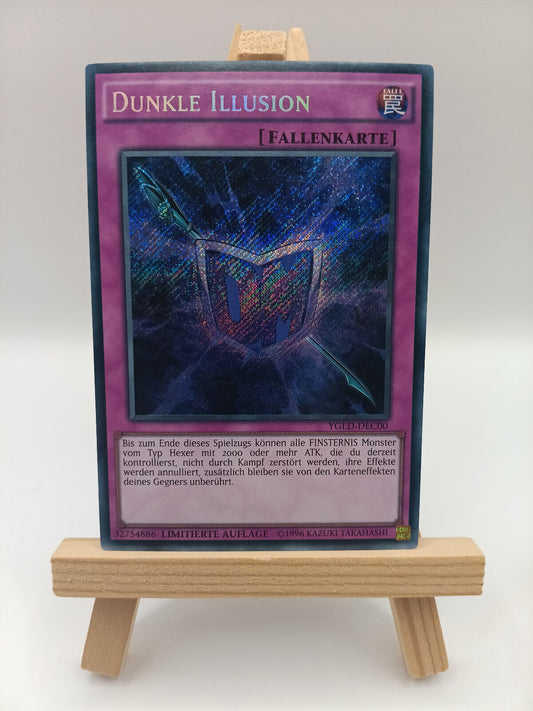 Dunkle Illusion YGLD-DEC00 Secret Rare Limitierte Auflage