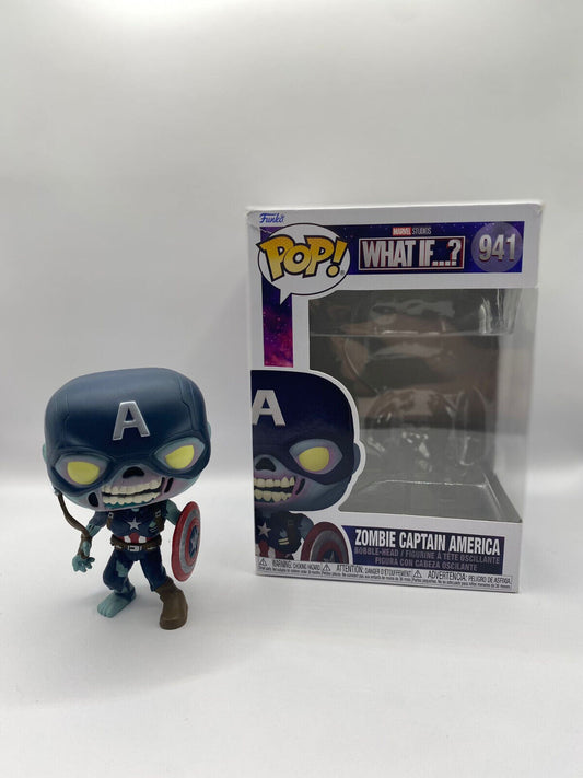 Zombie Captain America 941 What if...? Funko Pop Figur