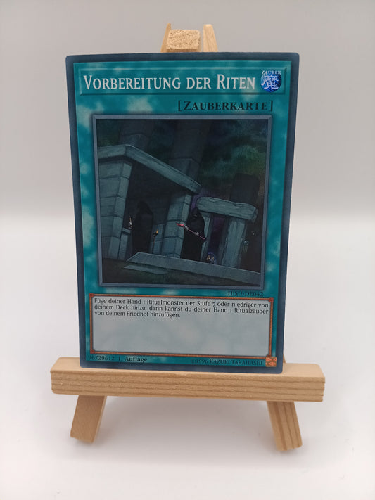 Vorbereitung der Riten Super Rare 1.Auflage