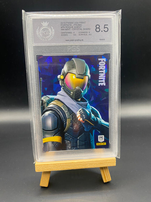 Fortnite Series 1 Nummer P8 Rogue Agent PGS 8,5 Promo Karte (Crystal Shard) Sammelkarte