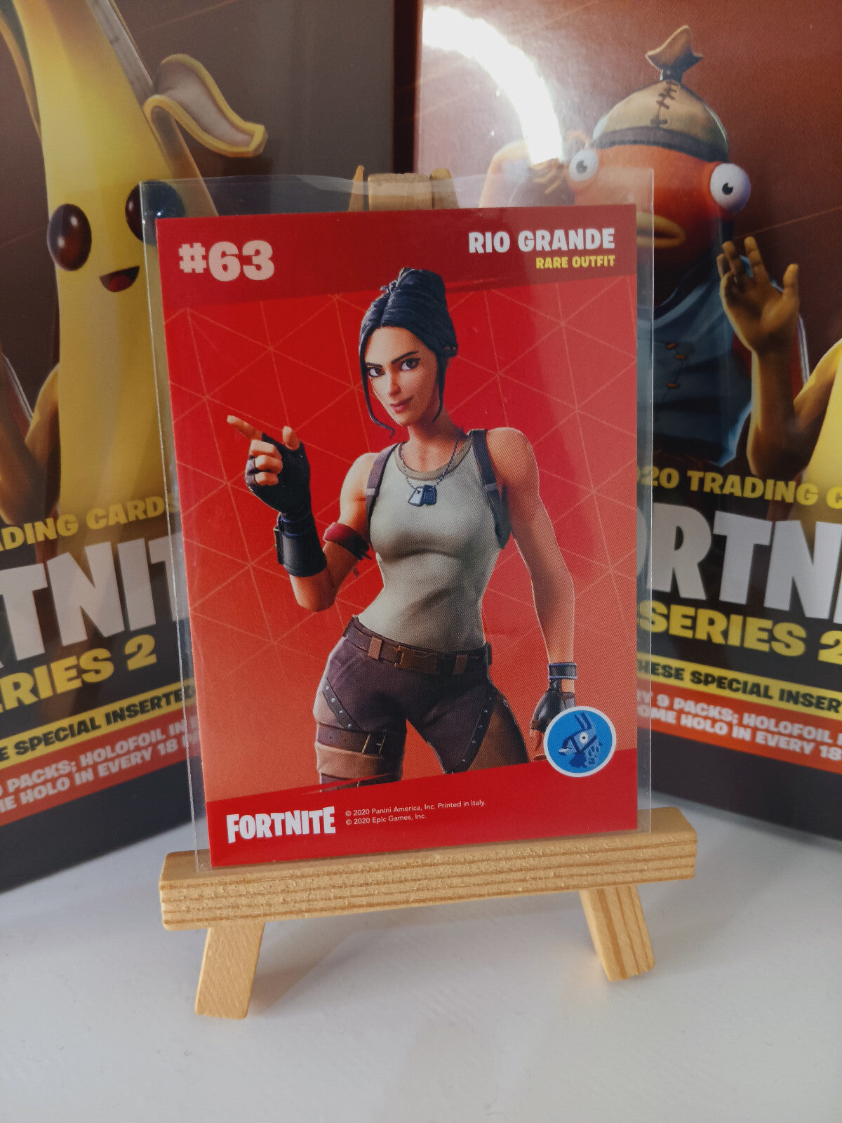 Fortnite Series 2 Nummer #63 Rio Grande Sammelkarte