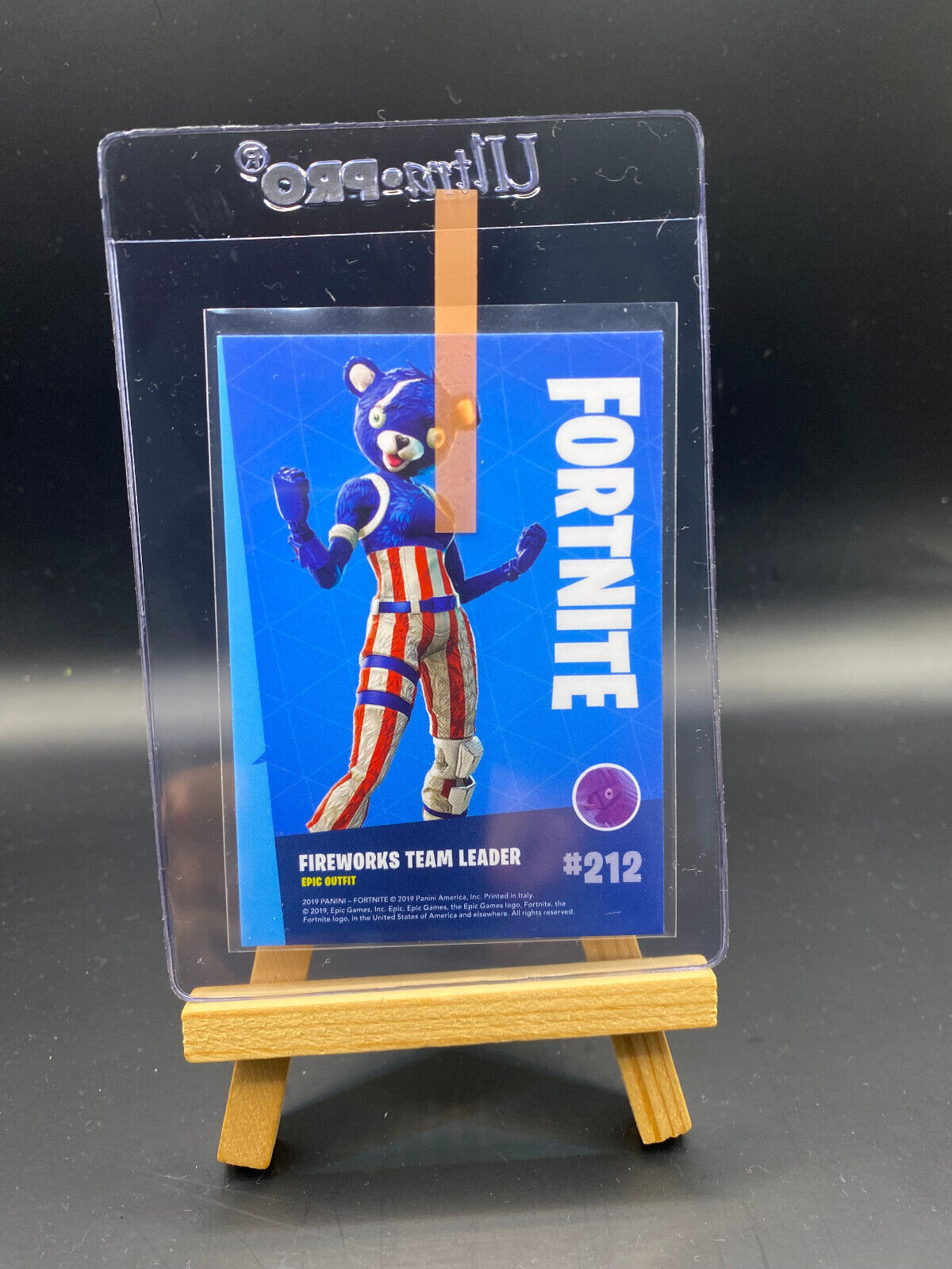 Fortnite Series 1 Nummer 212 Fireworks Team Leader (Holo) Sammelkarte