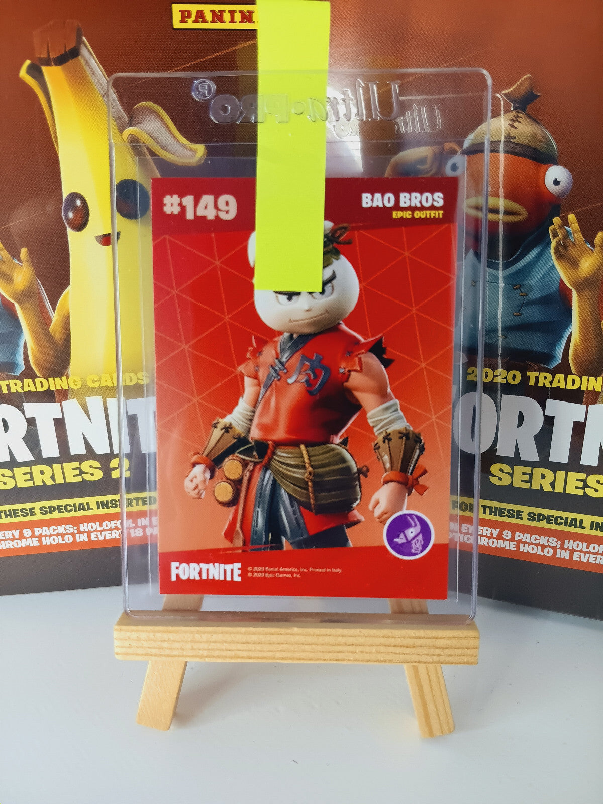 Fortnite Series 2 Nummer 149 Bao Bros (Crystal Shard) Sammelkarte