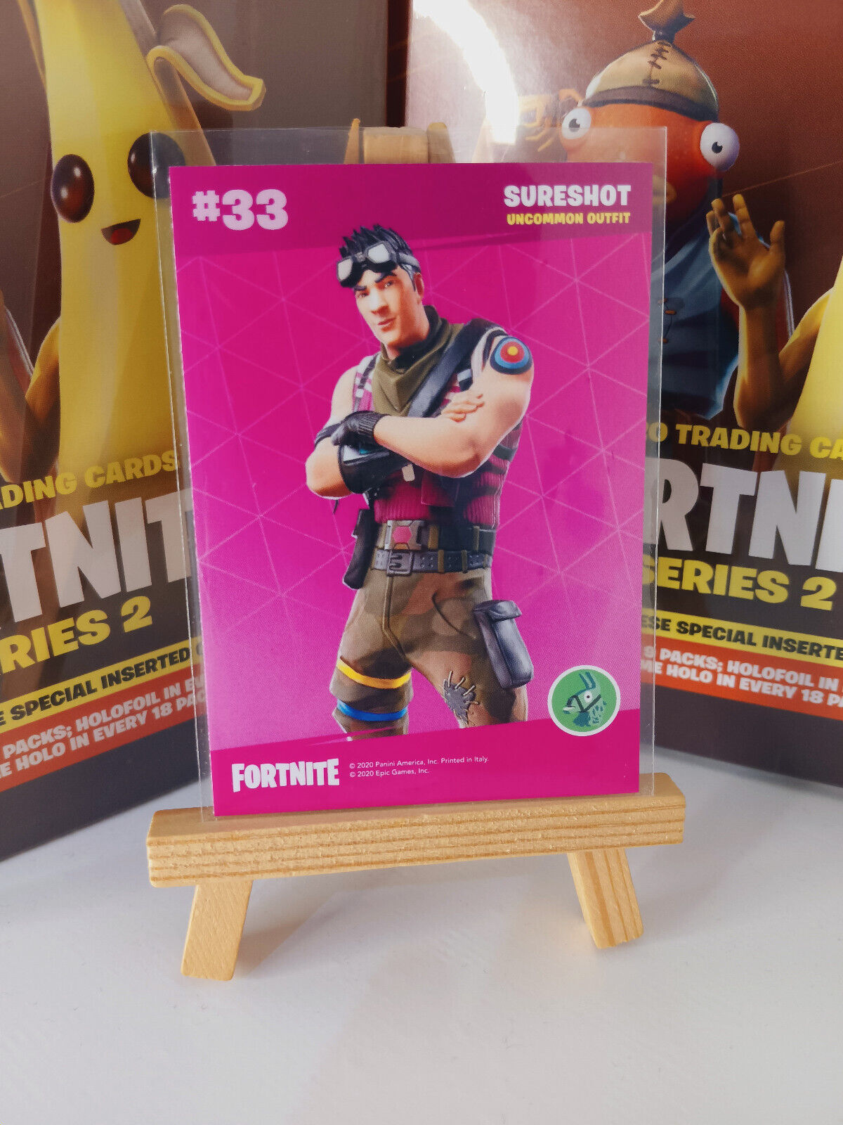 Fortnite Series 2 Nummer #33 Sureshot Sammelkarte