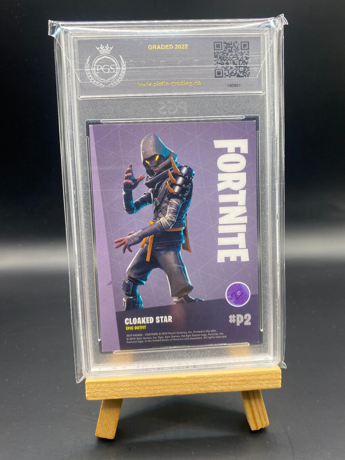 Fortnite Series 1 Nummer P2 Cloaked Star PGS 8 Promo Karte (Crystal Shard) Sammelkarte
