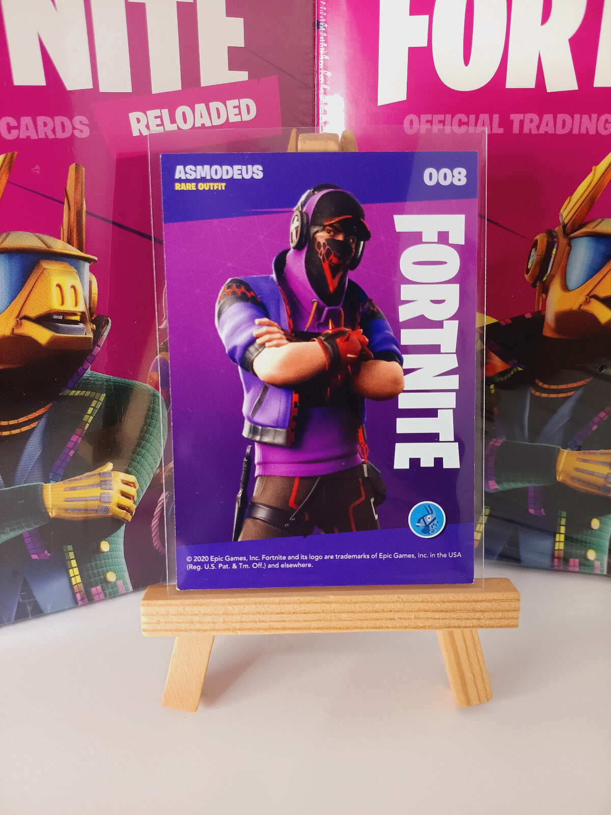 Fortnite Series 2 Reloaded Nummer #008 Asmodeus Sammelkarte