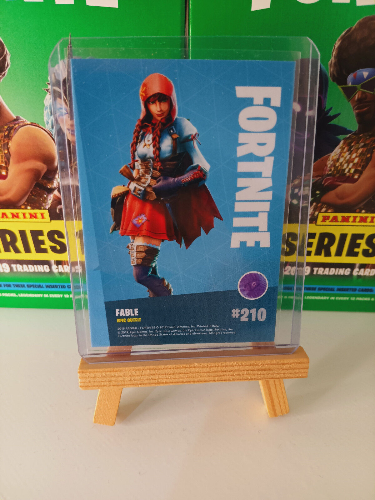 Fortnite Series 1 Nummer 210 Fable (Holo) Sammelkarte