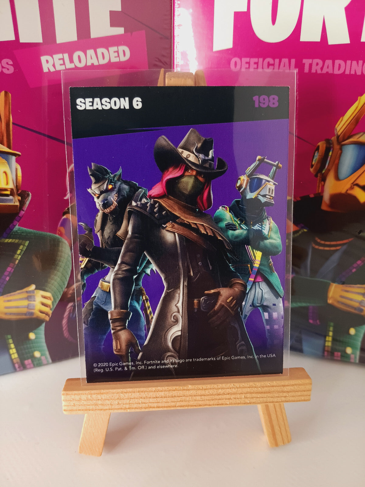 Fortnite Series 2 Reloaded Nummer 198 Season 6 Sammelkarte