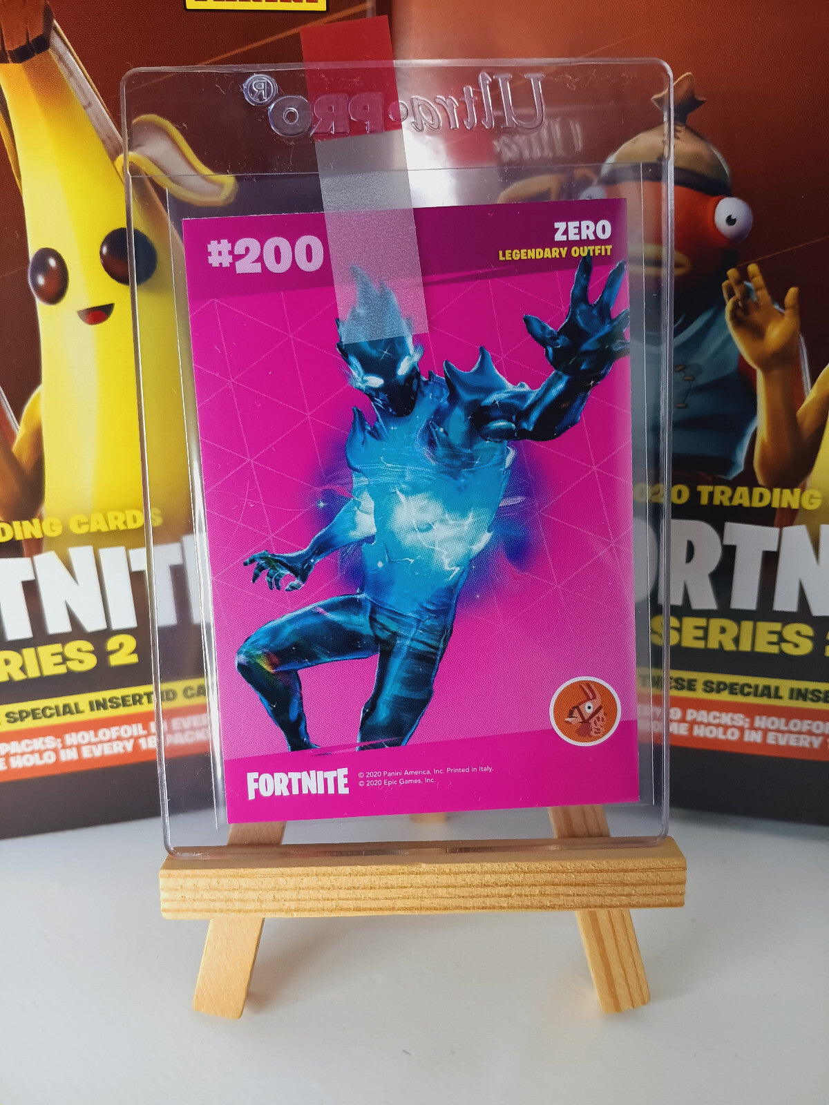 Fortnite Series 2 Nummer 200 Zero (Crystal Shard) Sammelkarte