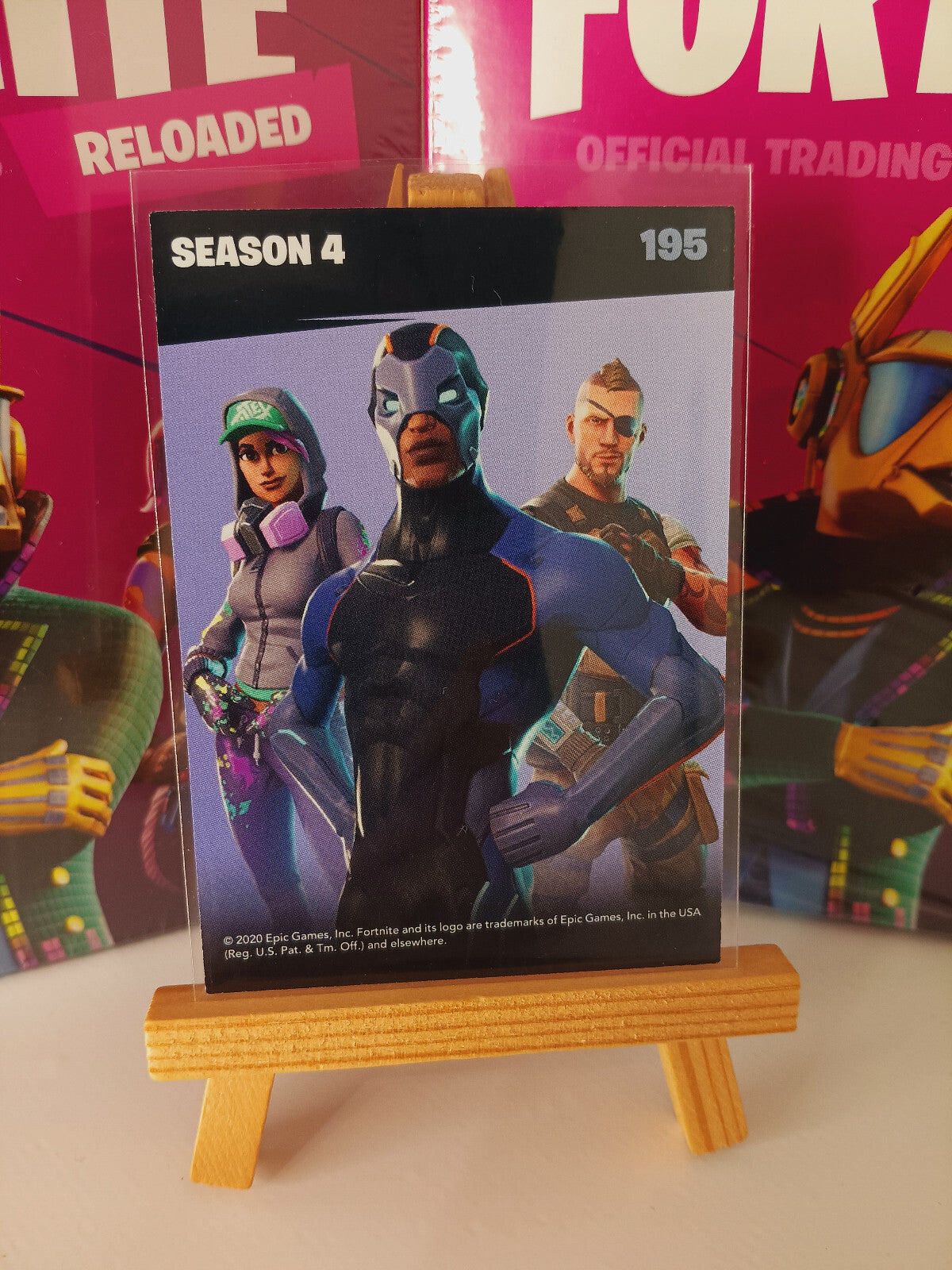 Fortnite Series 2 Reloaded Nummer 195 Season 4 Sammelkarte