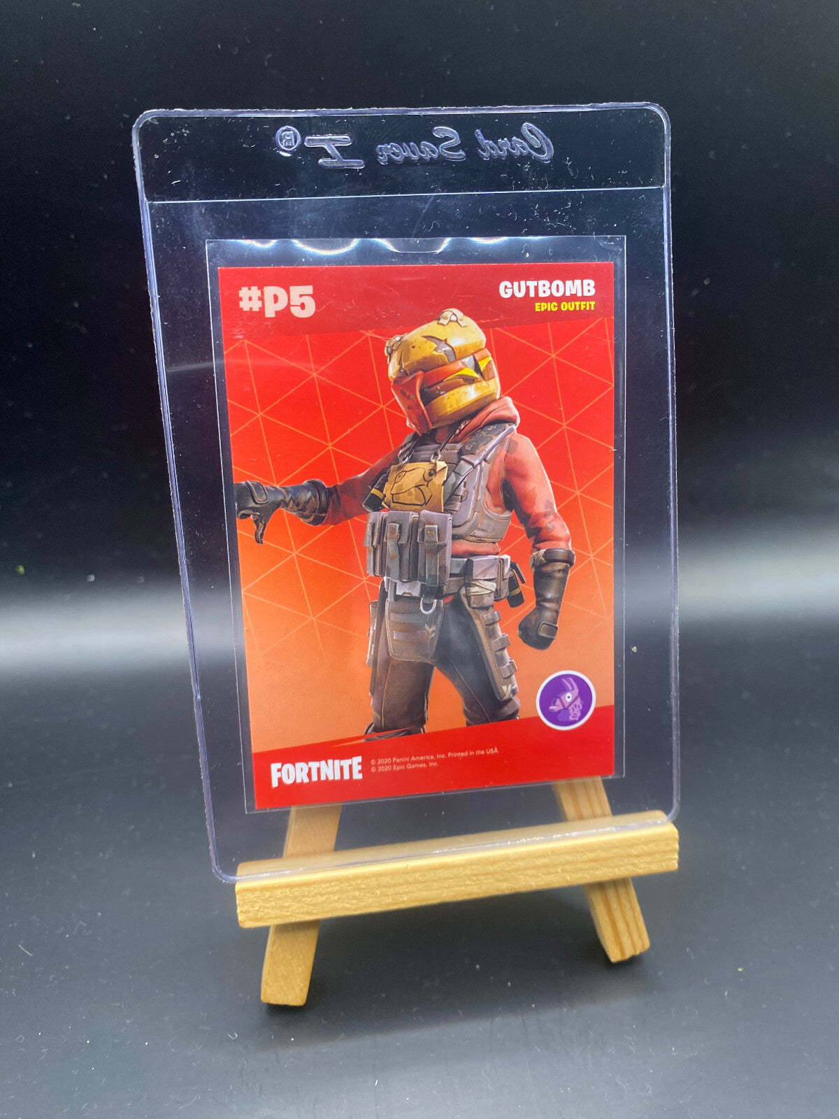 Fortnite Series 2 Nummer P05  Gutbomb Promo Karte (Crystal) Sammelkarte