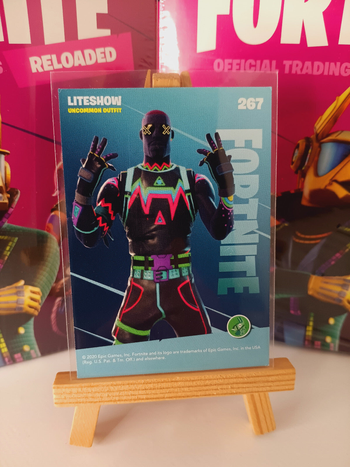 Fortnite Series 2 Reloaded Nummer 267 Lite Show Sammelkarte