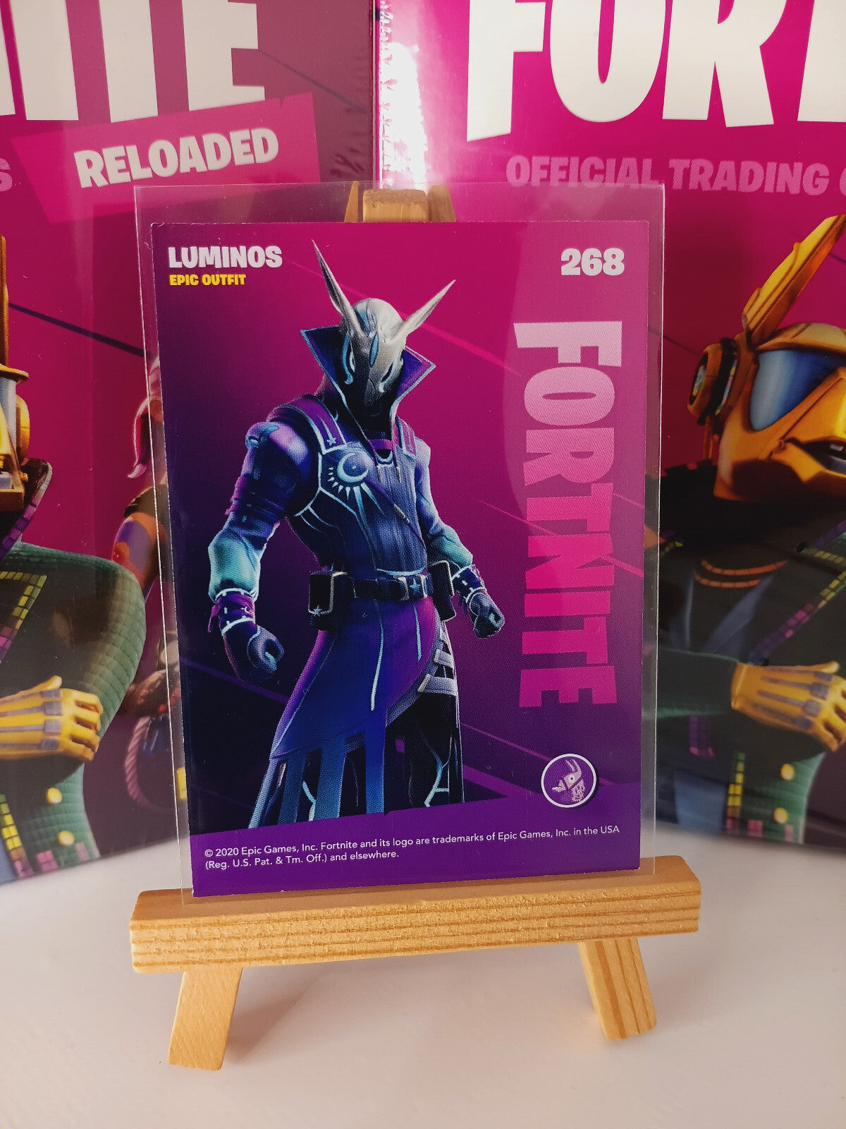 Fortnite Series 2 Reloaded Nummer 268 Luminos Sammelkarte