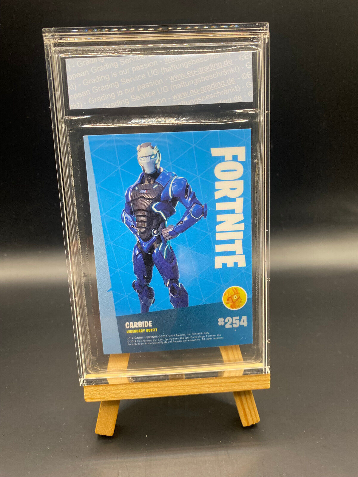 Fortnite Series 1 Nummer 254 Carbide EGS 9,5 (Crystal Shard) Sammelkarte