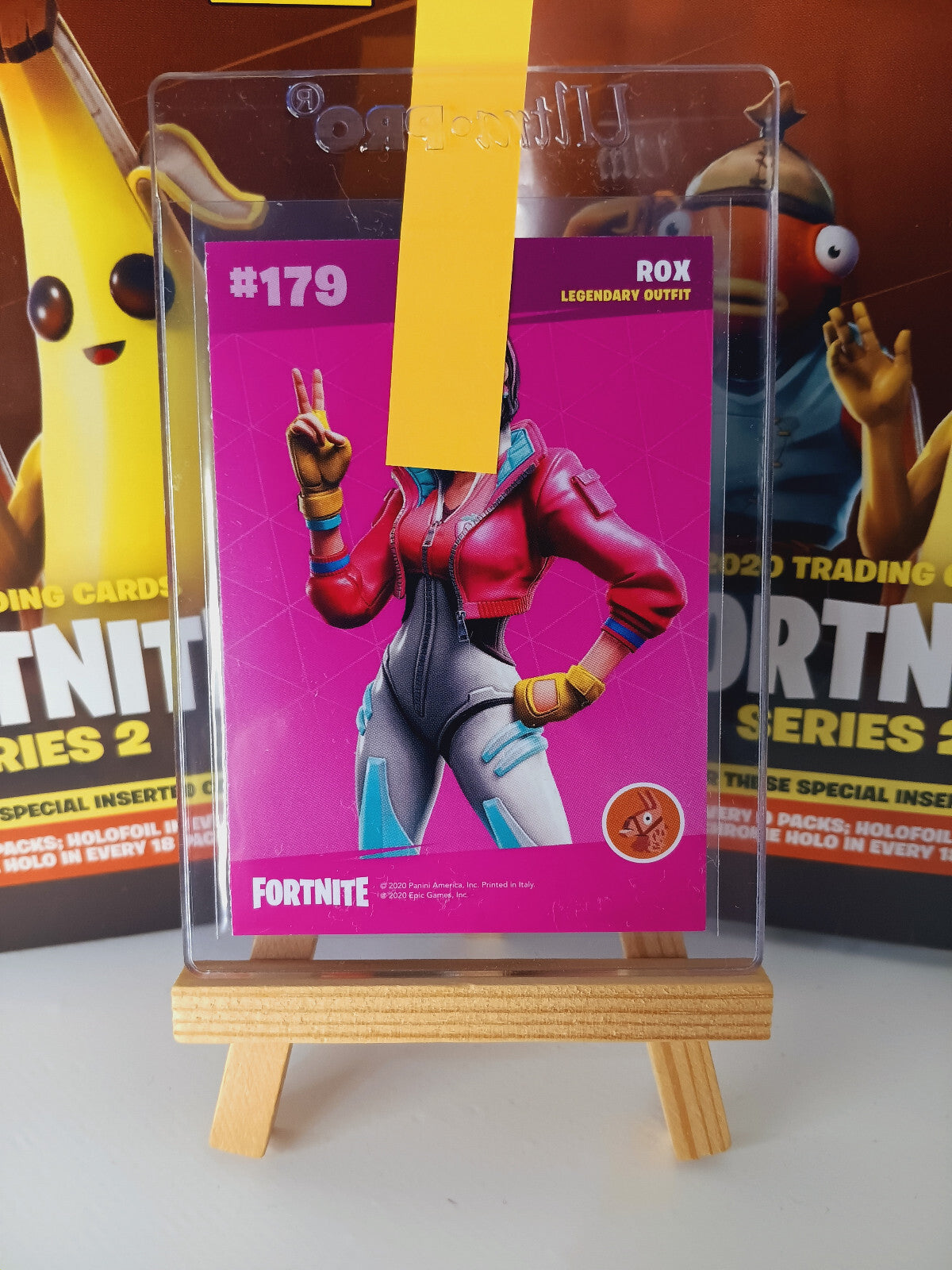 Fortnite Series 2 Nummer 179 Rox (Crystal Shard) Sammelkarte