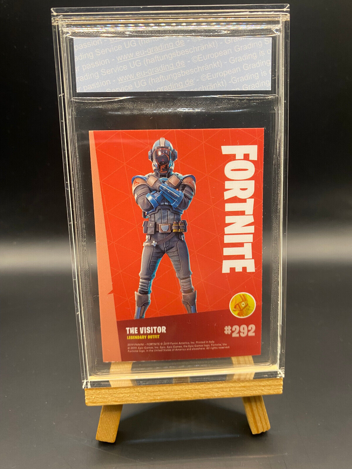 Fortnite Series 1 Nummer 292 The Visitor EGS 9,5 (Crystal Shard) Sammelkarte