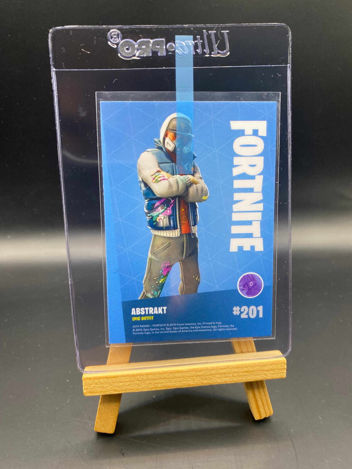 Fortnite Series 1 Nummer 201 Abstrakt (Holo) Sammelkarte