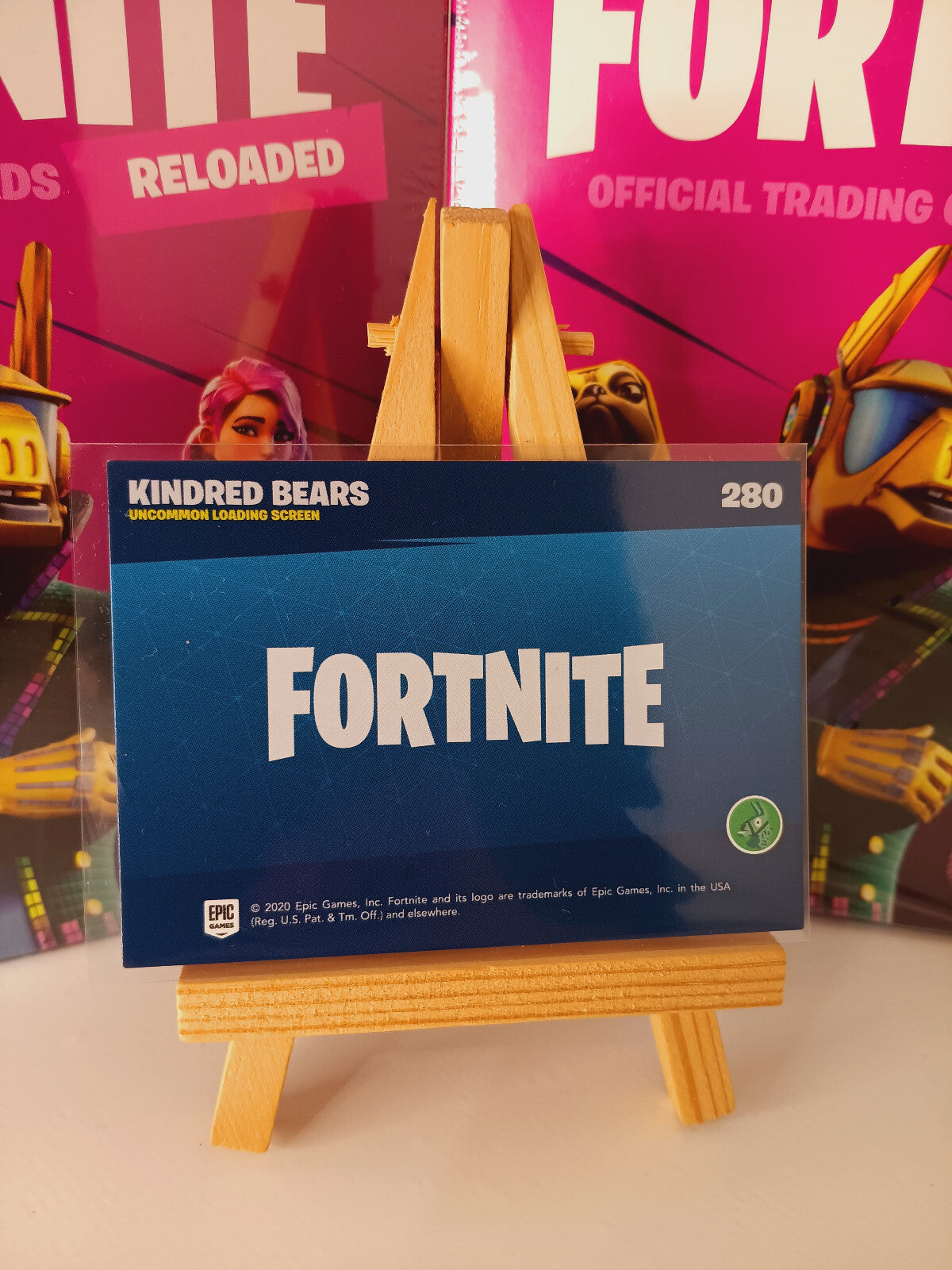 Fortnite Series 2 Reloaded Nummer 280 Kindred Bears Sammelkarte