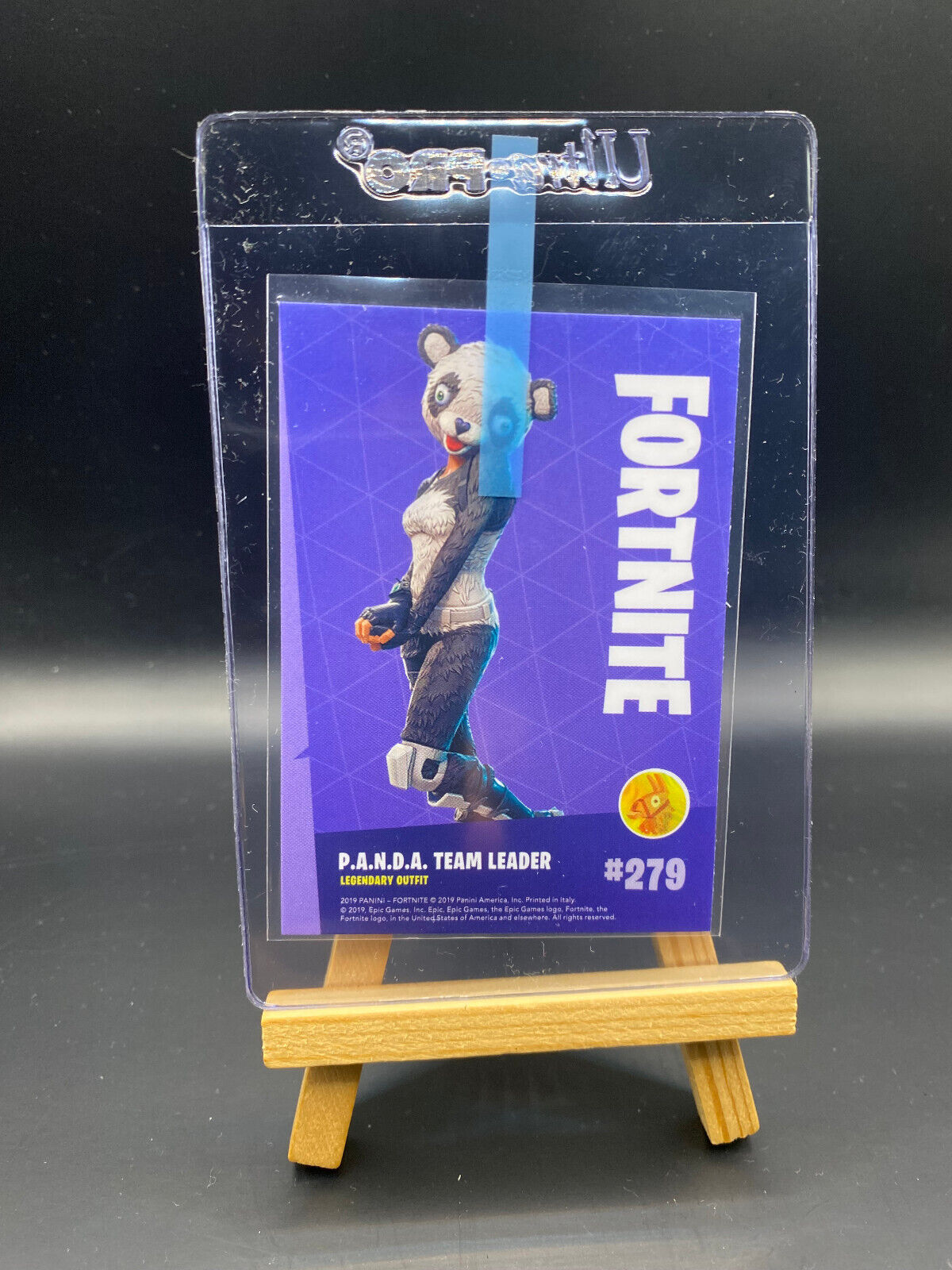 Fortnite Series 1 Nummer 279 P.A.N.D.A. Team Leader (Holo) Sammelkarte