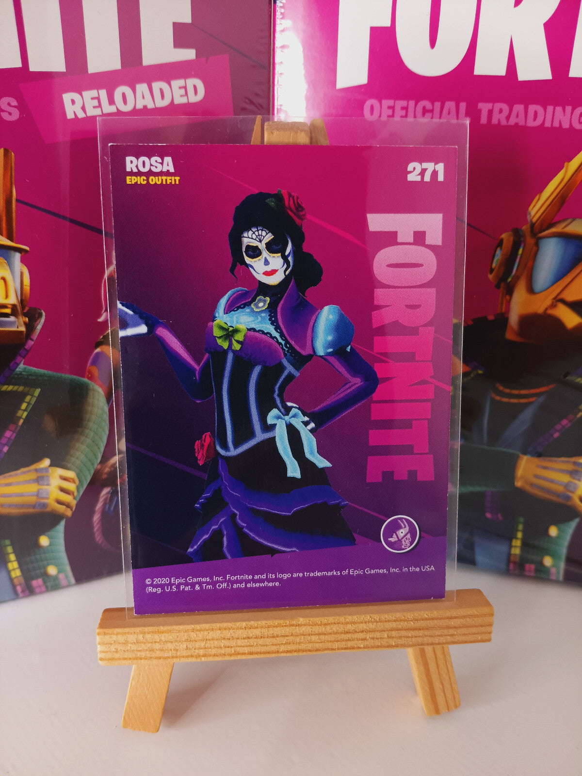 Fortnite Series 2 Reloaded Nummer 271 Rosa Sammelkarte