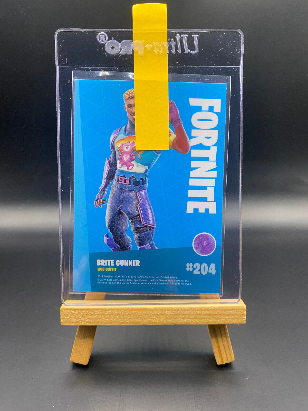 Fortnite Series 1 Nummer 204 Brite Gunner (Crystal Shard) Sammelkarte